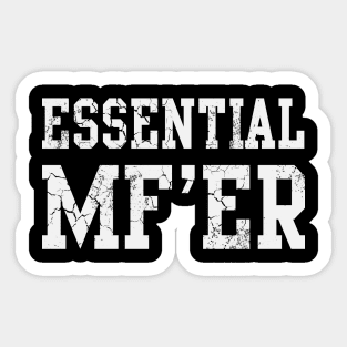 Essential MFER Worker Covid 19 Sticker